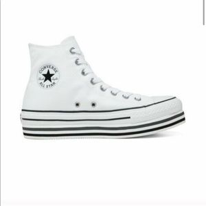 Converse All Star Sneakers Hi Platform White Shoes
